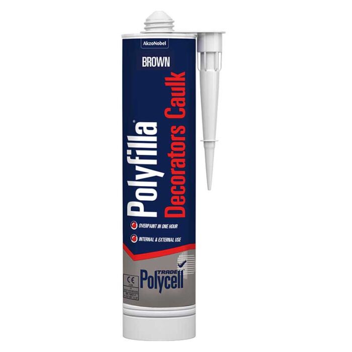 Polyfilla Decorators Caulk Brown 380ml Polyfilla Decorators Caulk Brown 380ml